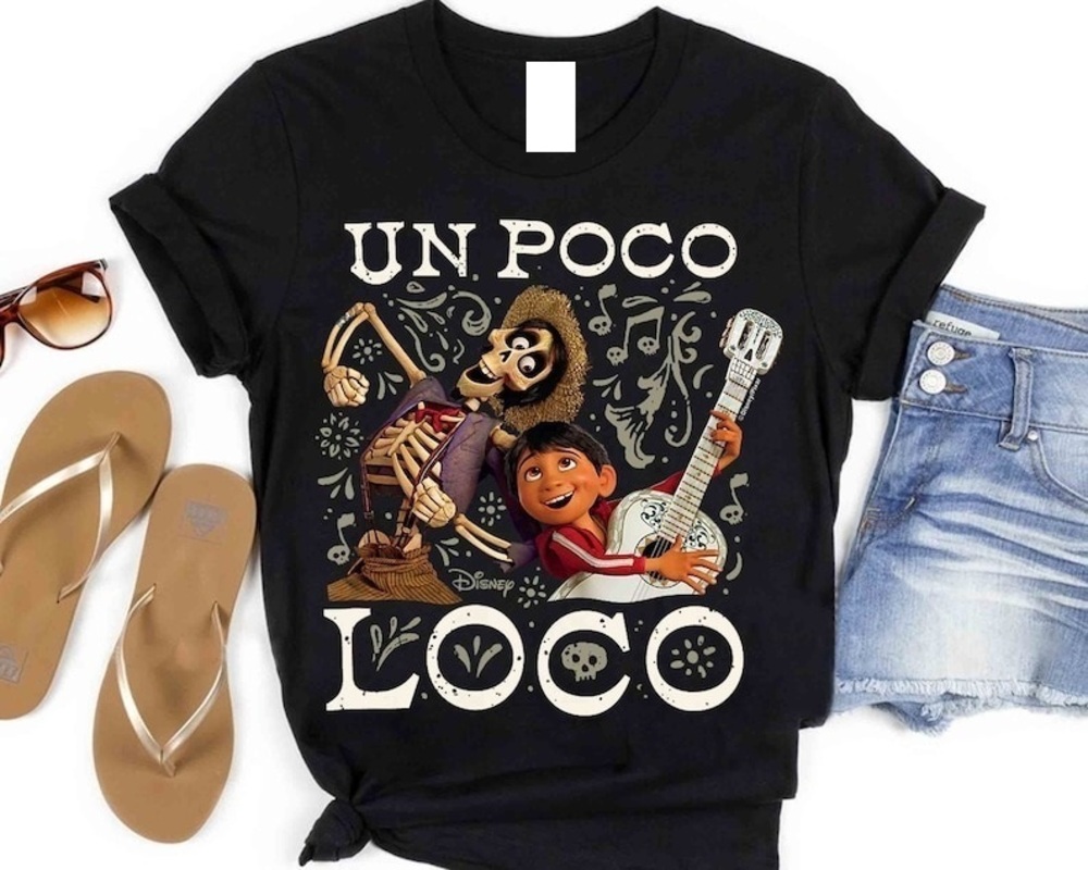 Disney Pixar Coco Un Poco Loco T-shirt